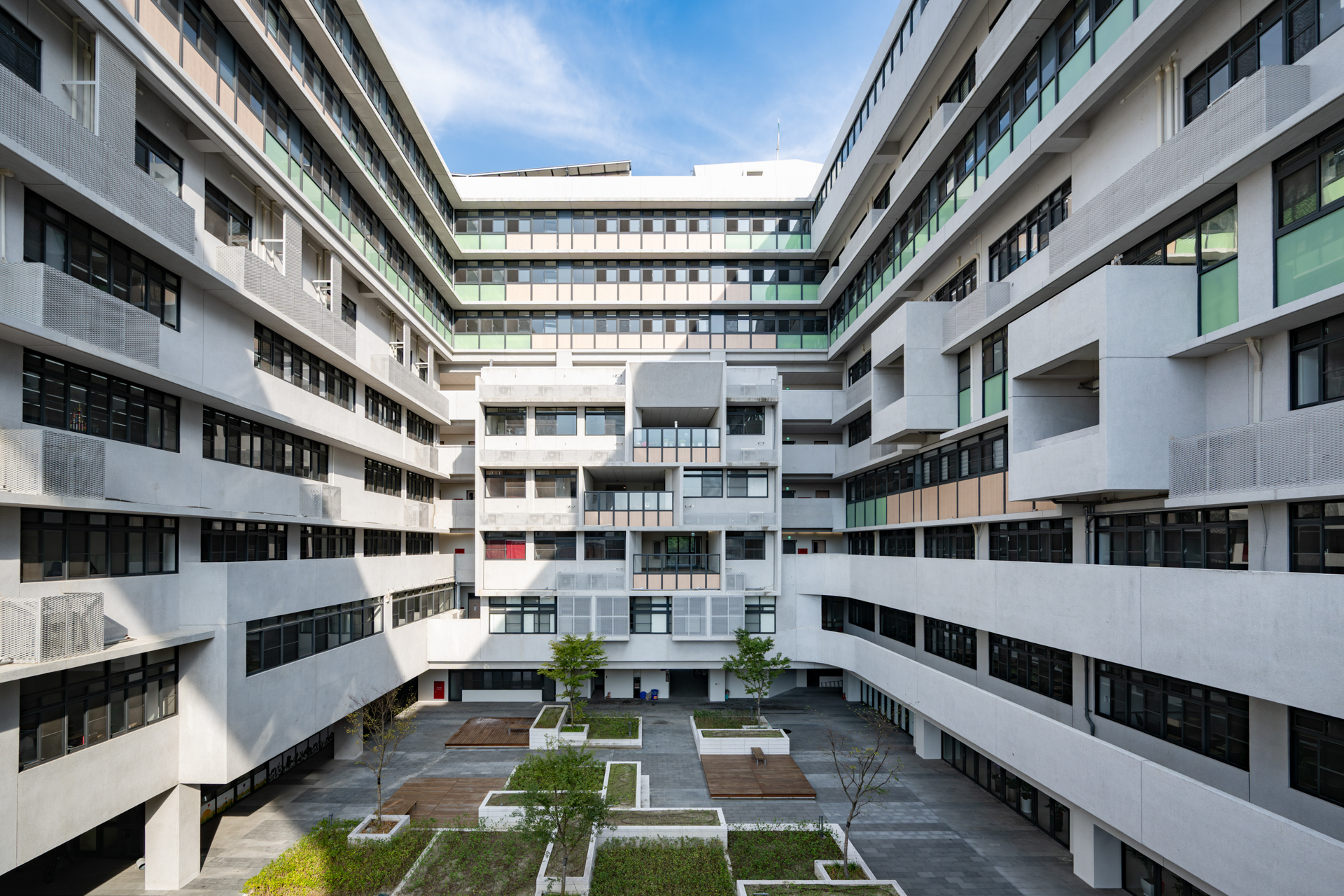 The new College of Education building integrates teaching, administrative, and communal spaces.